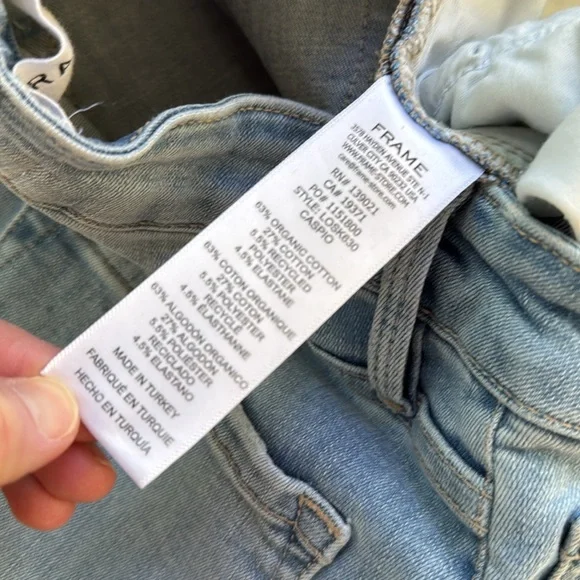 Frame Le One Skinny Jeans Size 1 - Picture 4 of 5